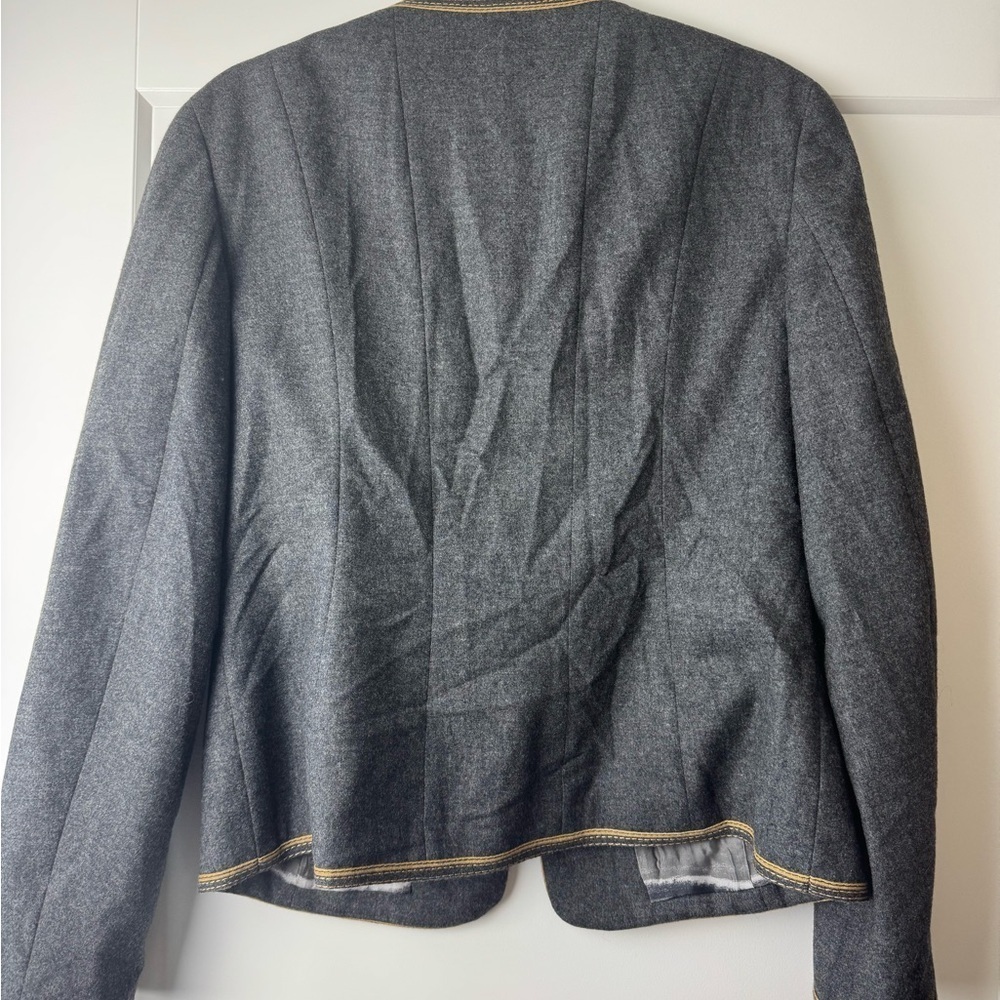 Rena Lange Military Blazer Women’s 10 Designer Preppy Luxury - Picture 7 of 10